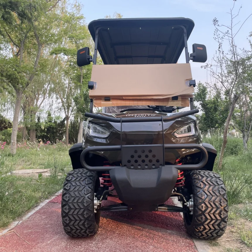 

Street Legal Lithium Super Discount Electric Golf Cart With Touch Screen Multimedia Player Golf Cart Scenic Sightseeing Car