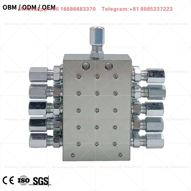 1PCS JPQ progressive grease distributor block grease lubrication distribution valve for progressive lubrication system