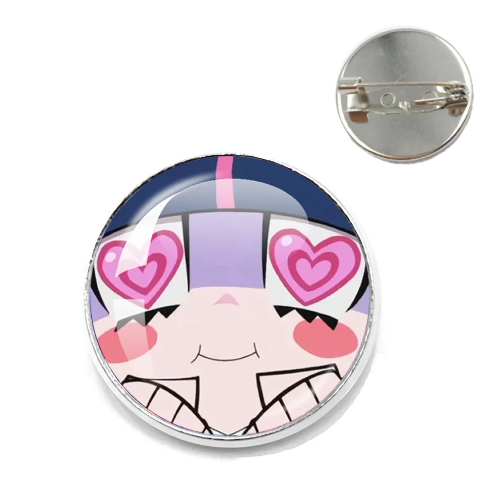 NEW Panty Stocking with Garterbelt Button Pin Cartoon Characters Brooch Hat Decor Jewelry Backpack Accessories Gift