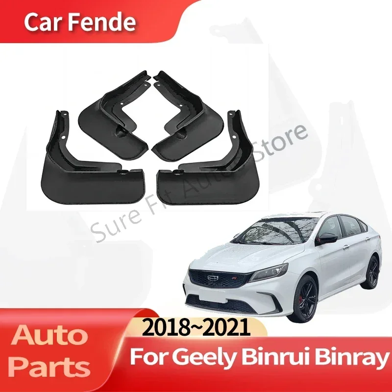 

Auto Accessories For Geely Binrui Binray 2018~2021 Car Fender Anti-sand Splash Mud Guard Skin Punch-free Installation Car Tools