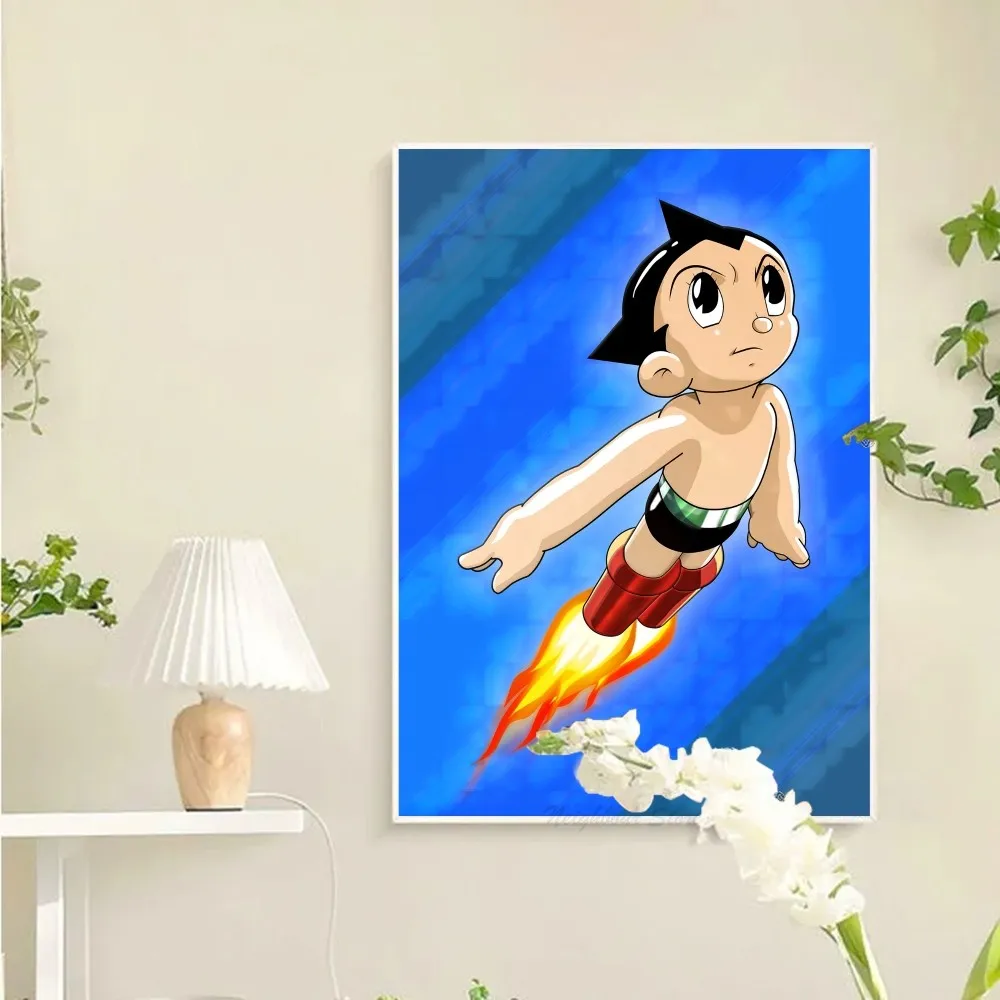 Anime-Astro Boy Poster Stickers Art Wall murales Decor Game Room Decor regali Kawaii HD Painting Cat Cars