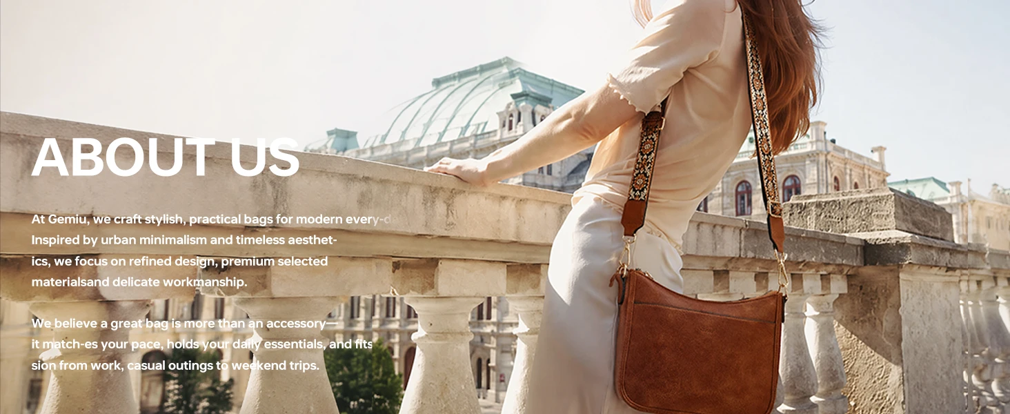 Gemiu Adjustable-Strap Shoulder Bag — product information 1