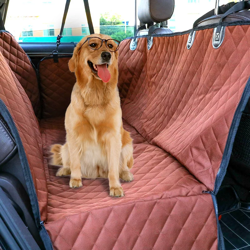 

Waterproof Oxford cloth Pet car seat covers anti-dirty cat dog carrier travel accessories car rear seat cushion easy to install