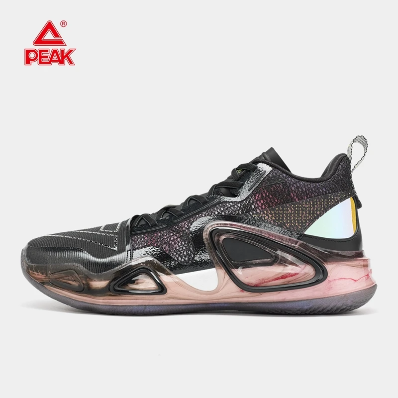أحذية كرة السلة PEAK TAICHI Attitude 2.0 الأداء، مصممة لملابس الشارع الأصلية ET31857A على المحكمة