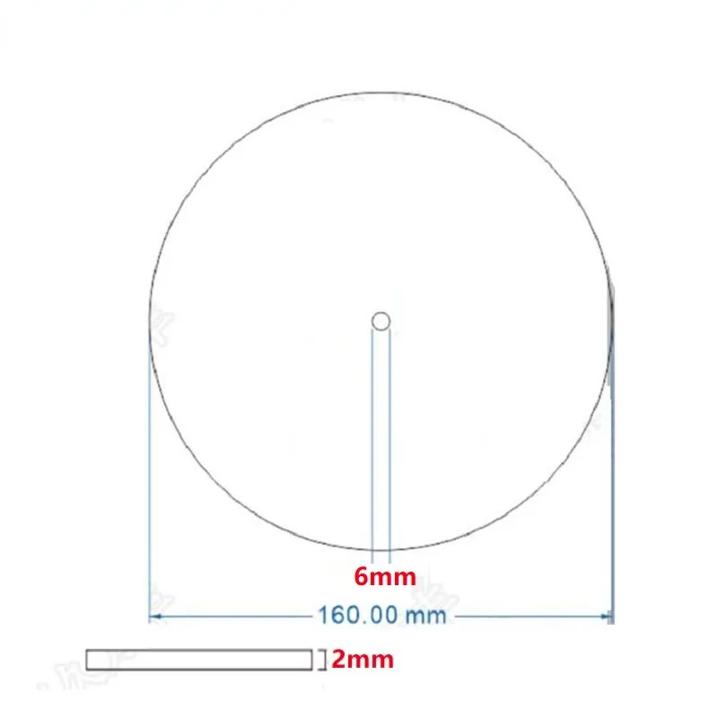 Imagem -05 - Disco Angular de Acessórios Mecânicos Disco de Medição Industrial d Interno mm Espessura mm Diâmetro 160 mm Novo Aço Inoxidável