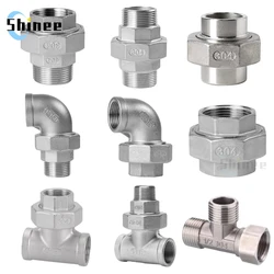 304 Stainless Steel Union Joint Coupling 1/4