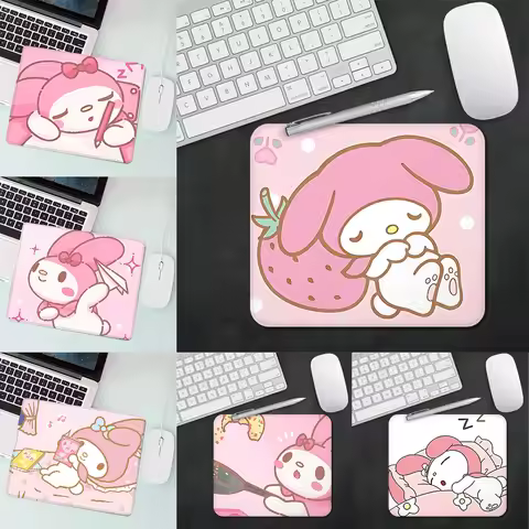 Cute My Melody Gaming Mouse Pad XS Small Mousepad For PC Gamer Desktop Decoration Office Mouse Mat Deskmat Rug
