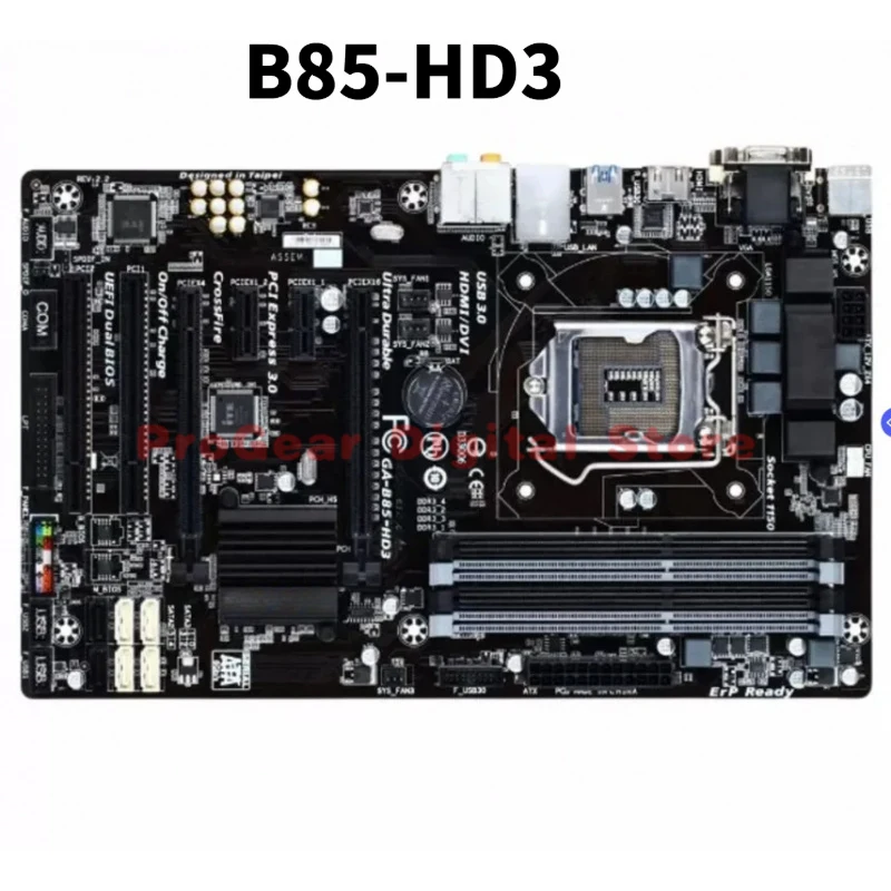

Used for GIGABYTE B85-HD3 LGA1150 ATX DDR3 Motherboard for Intel 4th Gen Core i7/i5/i3/Pentium/Celeron CPUs