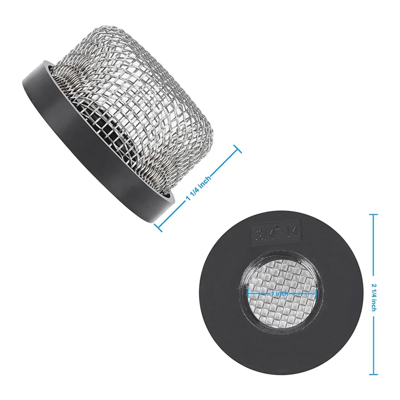 AC88-2X Mesh Aerator Screen Strainer For Livewell Pump, For 3/4 Inch - 14 Female Thread,Enhancing Filtering And Aeration