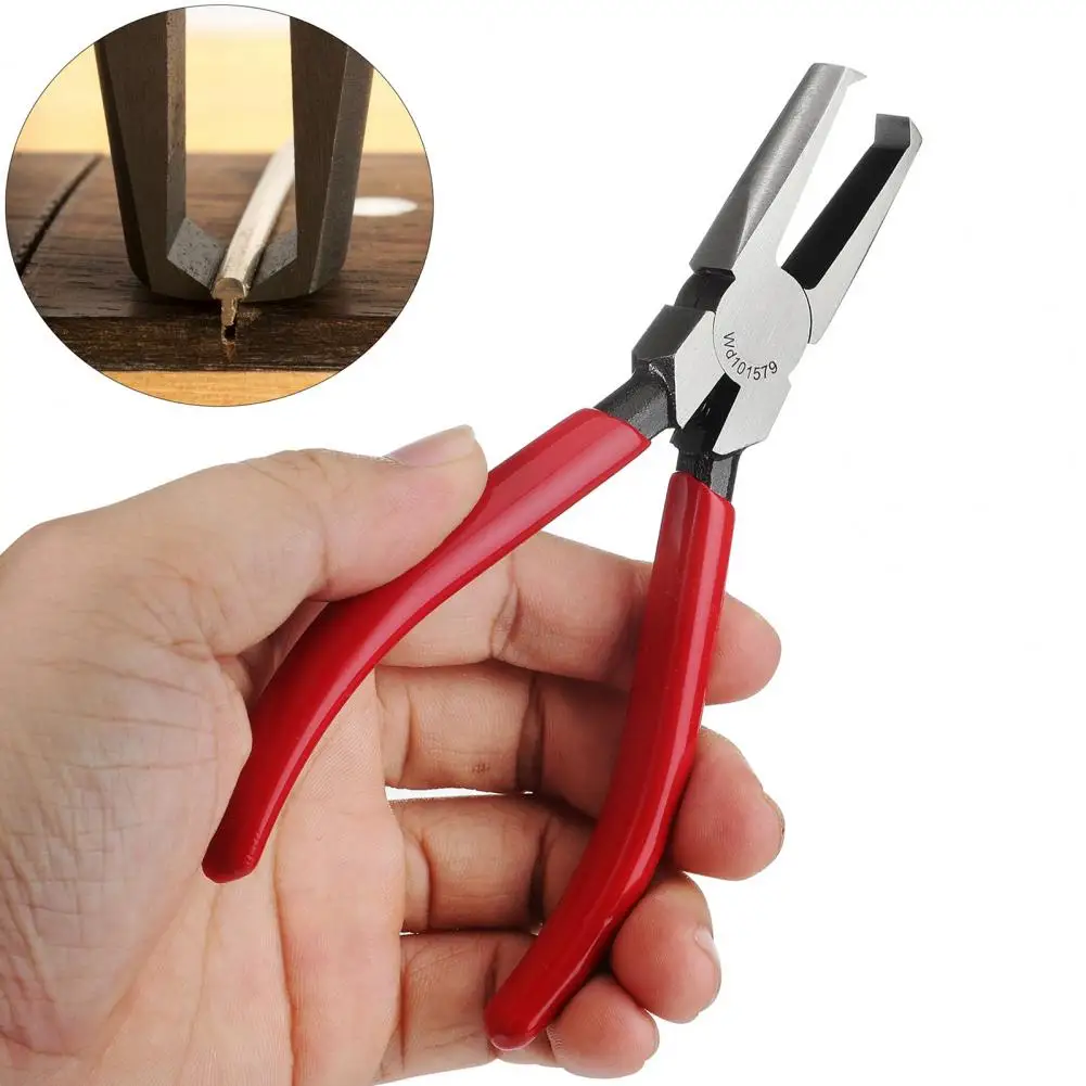 

5 Inch Heavy Duty Glass Breaking Pliers With Curved Jaws Precision Cutting Repair Tools For Glass Fusion Studio Running Pliers