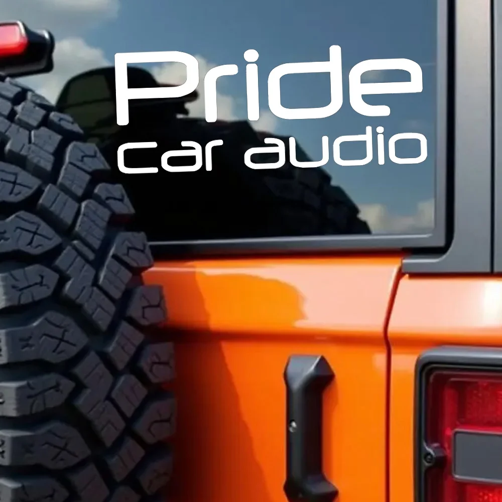 Hаклейка на авто PRIDE CAR AUDIO Waterproof Car Decorative Decal, Suitable for Cars, Laptops, Bumpers, Glass Window Sticker