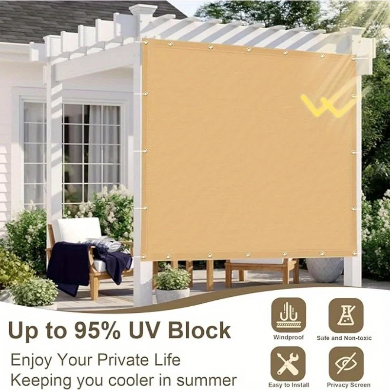 شبكة مظلة عالية الجودة مع كثافة عالية، نسج قريب للغاية، متانة، مقاومة للأشعة فوق البنفسجية وهيكل خياطة معزز