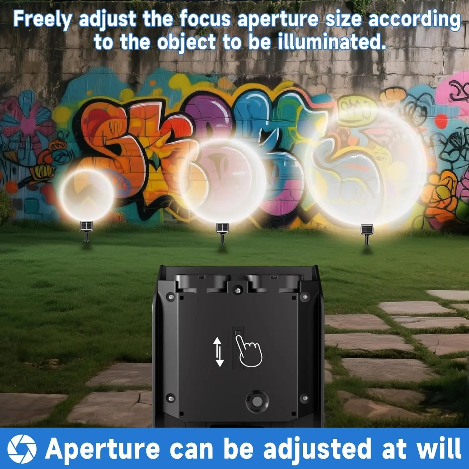 أضواء كشاف الطاقة الشمسية في الهواء الطلق شعاع قابل للتعديل وعمود دليل ضوء الكمبيوتر، 4 حزمة أضواء الشمسية في الهواء الطلق للماء IP65، شعبية جديدة