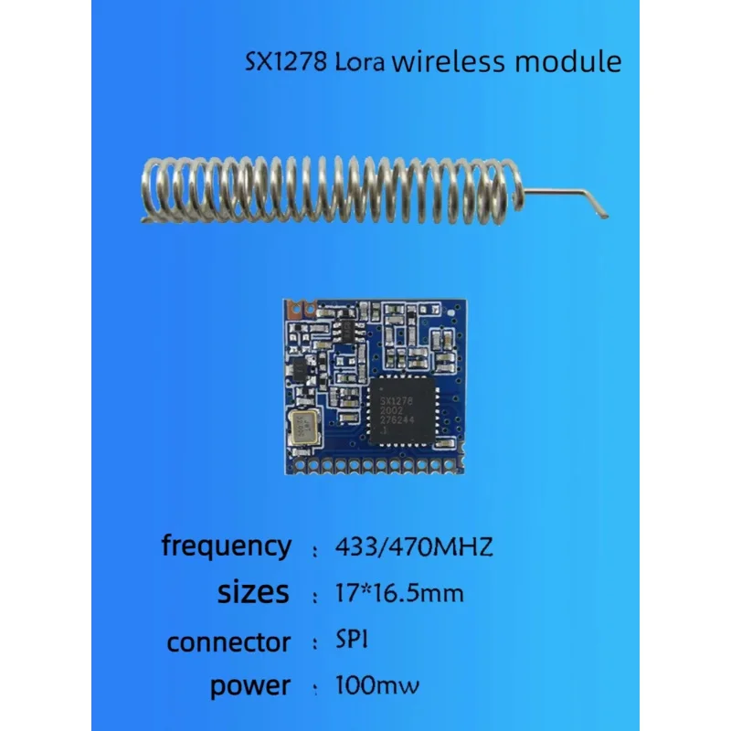 Patch SX1278 LOra Spread Spectrum/433M/470M Wireless Module/wireless Uart/SX1276 Module