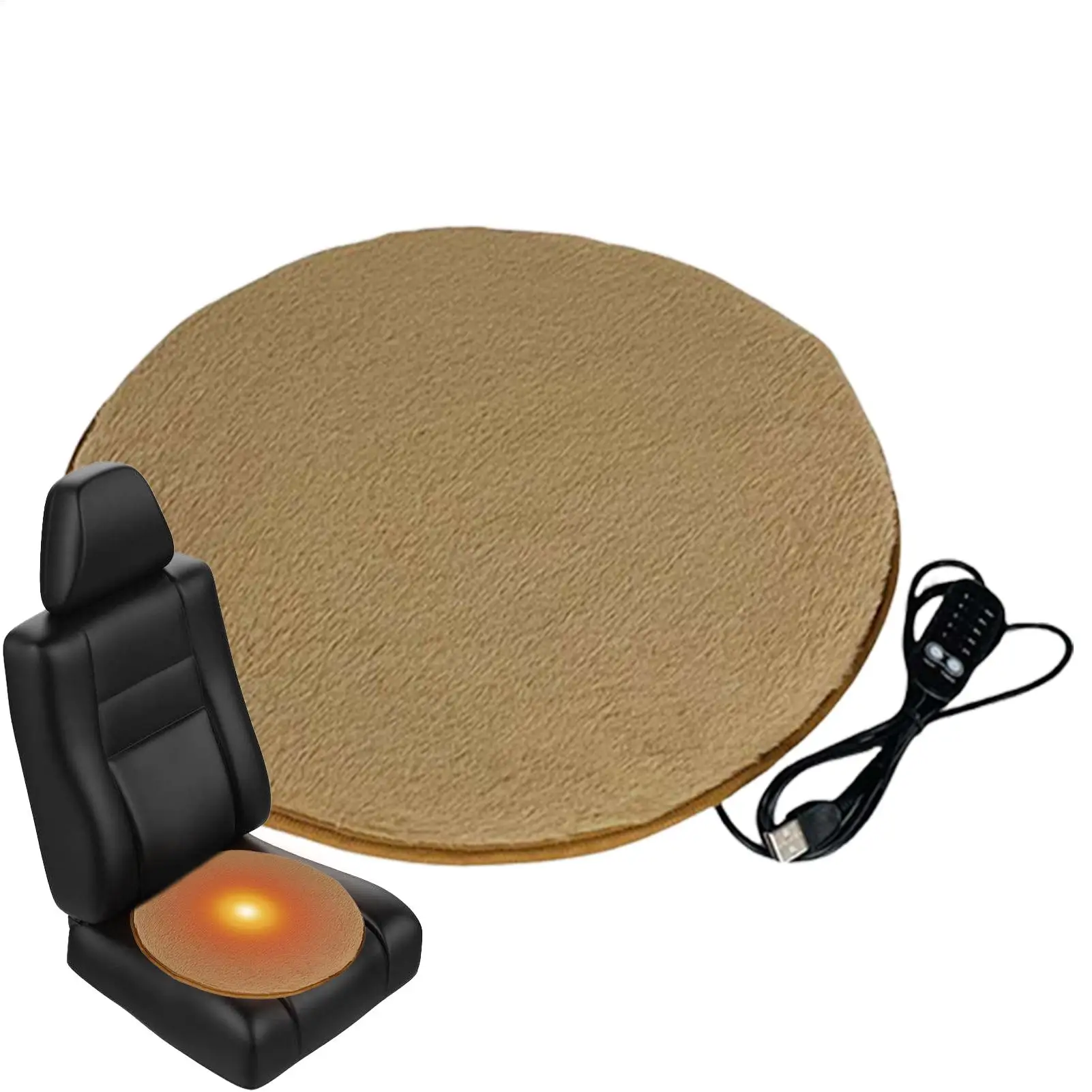 

Heated Seat Cushion 5-Levels Home Warming Sitting Pad With Timer Pet heating Seat Cushion ForDog Outdoors Travel Car Apartment