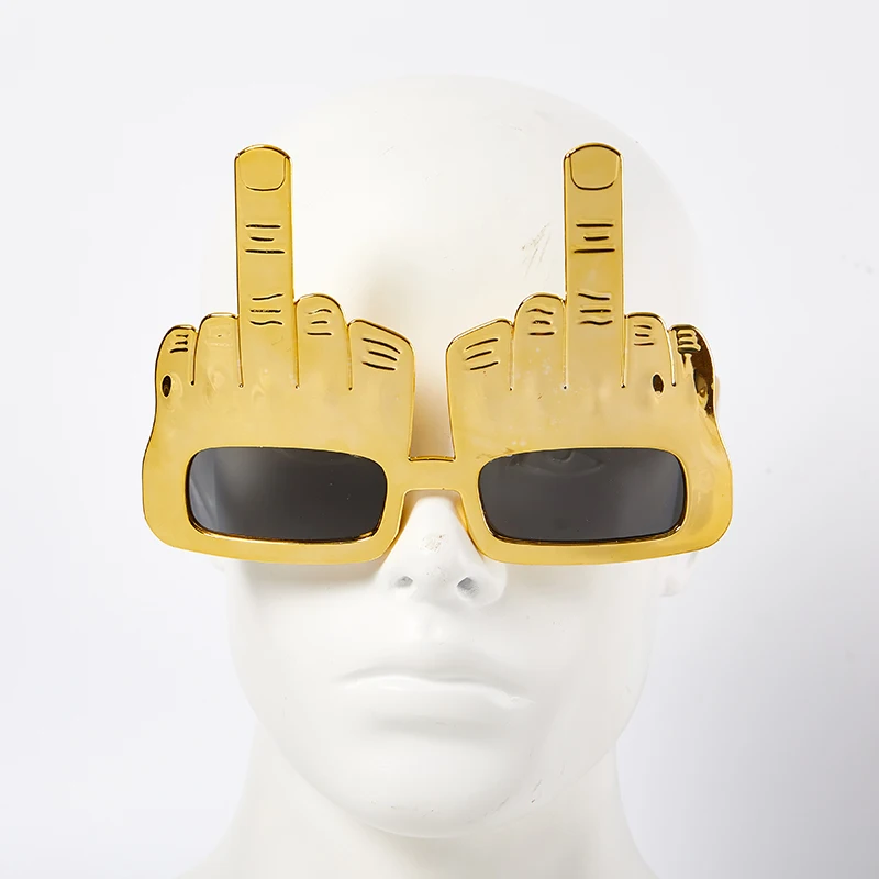 Creative Vertical Middle Finger Glasses, Decorative Props, Funny Sunglasses, Dance Party Props, Performances, Selfies, Glasses