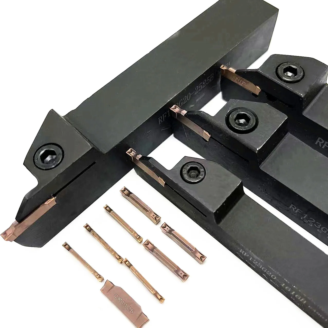 RF123G17-2020B RF123G17-1616B RF123G20-2525b ที่ยึดเครื่องมือ mesin bubut CNC RF123ร่องภายนอกเครื่องมือกลึงตัดร่องที่ยึดเครื่องมือ