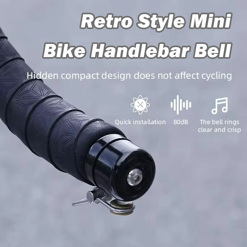 Tragbare Straße Fahrrad Lenker Stecker Glocke Ultraleicht Kupfer Legierung Radfahren Warnung Glocke Ultraleicht MTB Horn Fahrrad Zubehör