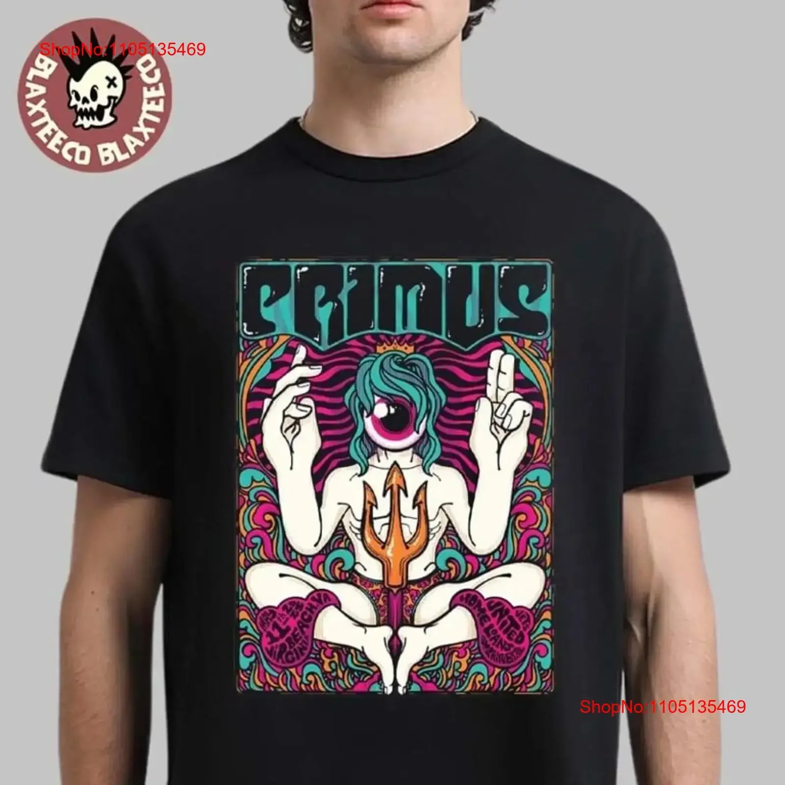 تي شيرت بريموس سيسانتا 2025 فيرجينيا بيتش 11 مايو للمحاربين القدامى ملصق تي شيرت عتيق مغسول قليلاً ملابس الشارع ممتدة