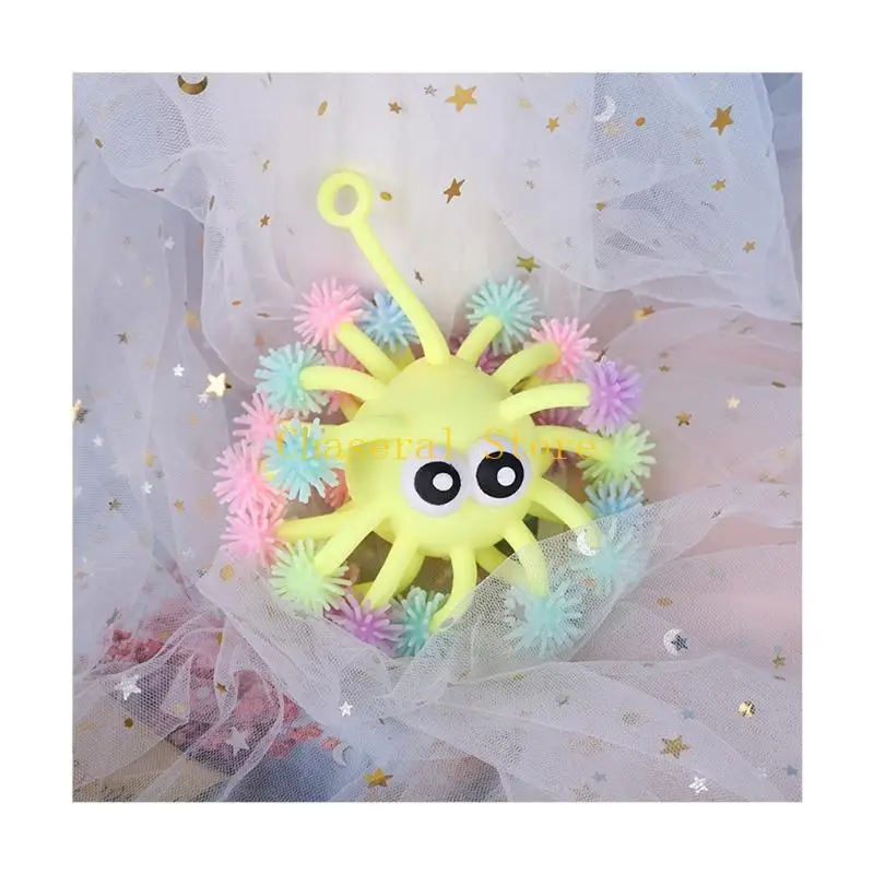 E7CE Alívio do estresse alívio luminoso espremer os olhos protuberante Ehog Hedgehog Toy Party Favor Favor