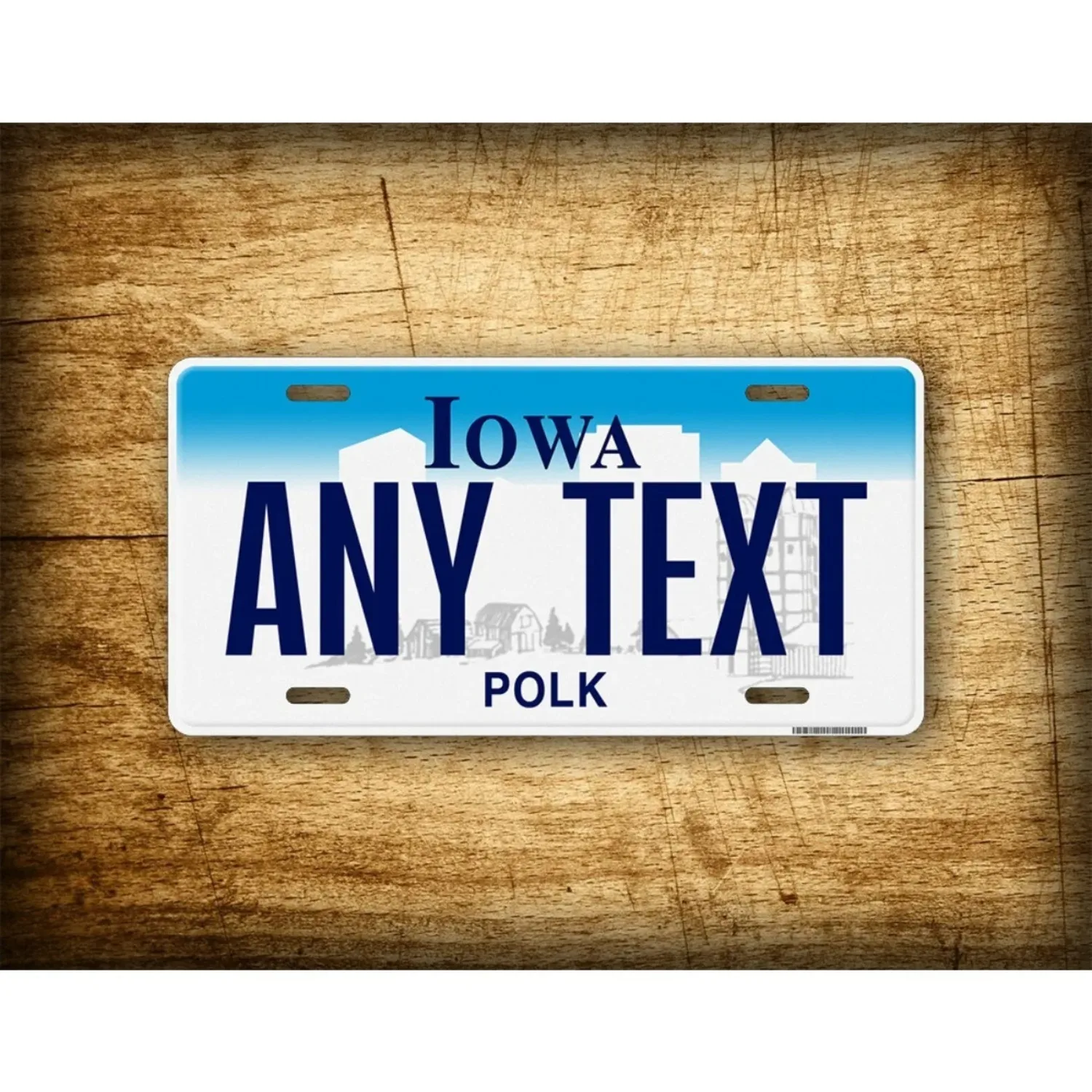 Personalized Iowa Vintage Metal Sign Decorative Wall Tag for Home Garage Man Cave Bar Decor view 6