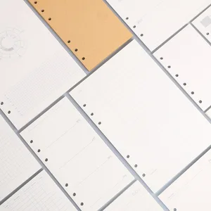 A5 a6 a7 leaf loose notebook spiral folder monthly monthly inner page to make line point in paper stationery 8 Main sales notebook dotted - №7