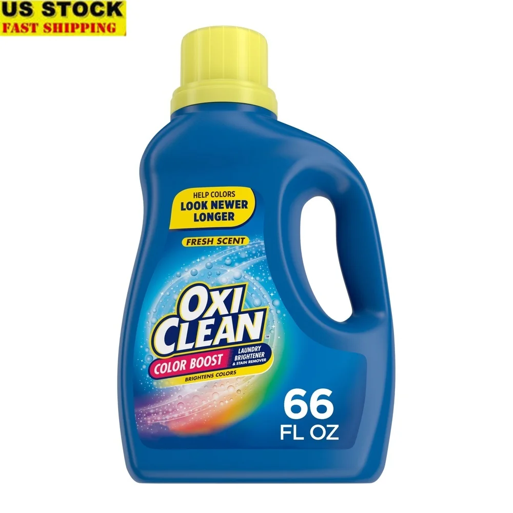 منير الغسيل المعزز بالألوان ومزيل بقع الغسيل السائل والرائحة الطازجة 66 أونصة سائلة