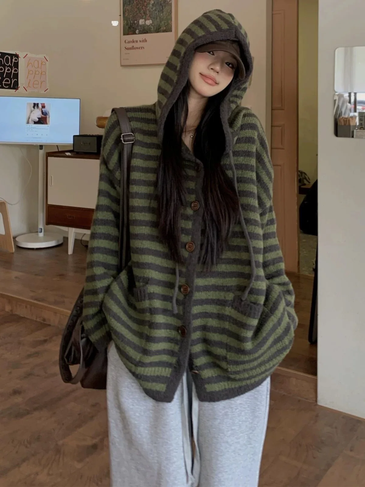 

Женские кардиганы и свитеры с принтом, повседневные, для офиса, с подкладкой, модные, улучшенные, однобортные, с рукавом до локтя, из мохера, с меховым воротником, верхняя одежда