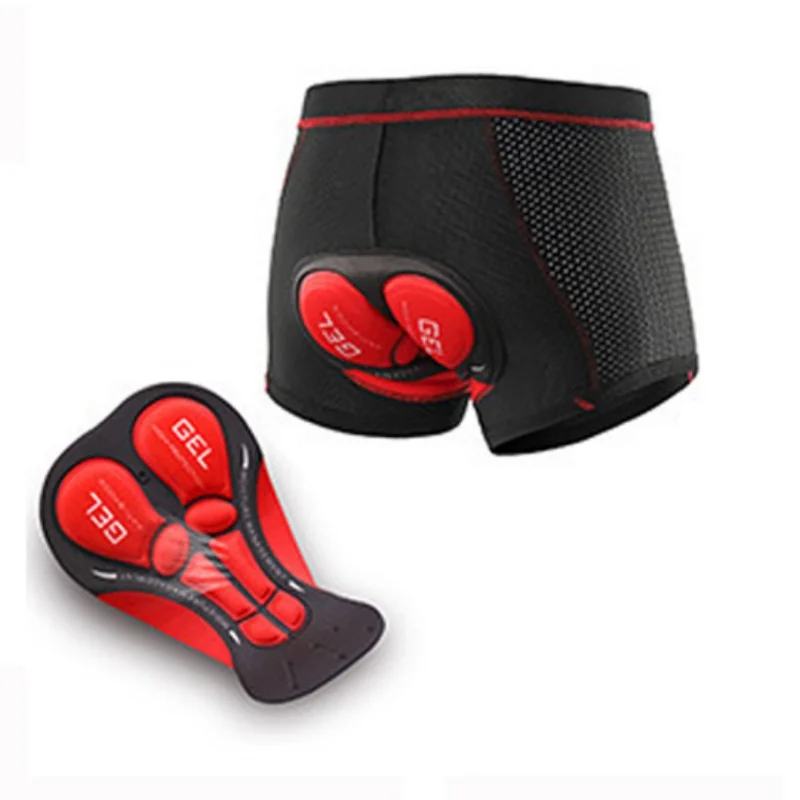 Breathable Cycling Shorts Cycling Underwear 5D Gel Pad Shockproof Bicycle Underpant MTB Road Bike Underwear Man Shorts