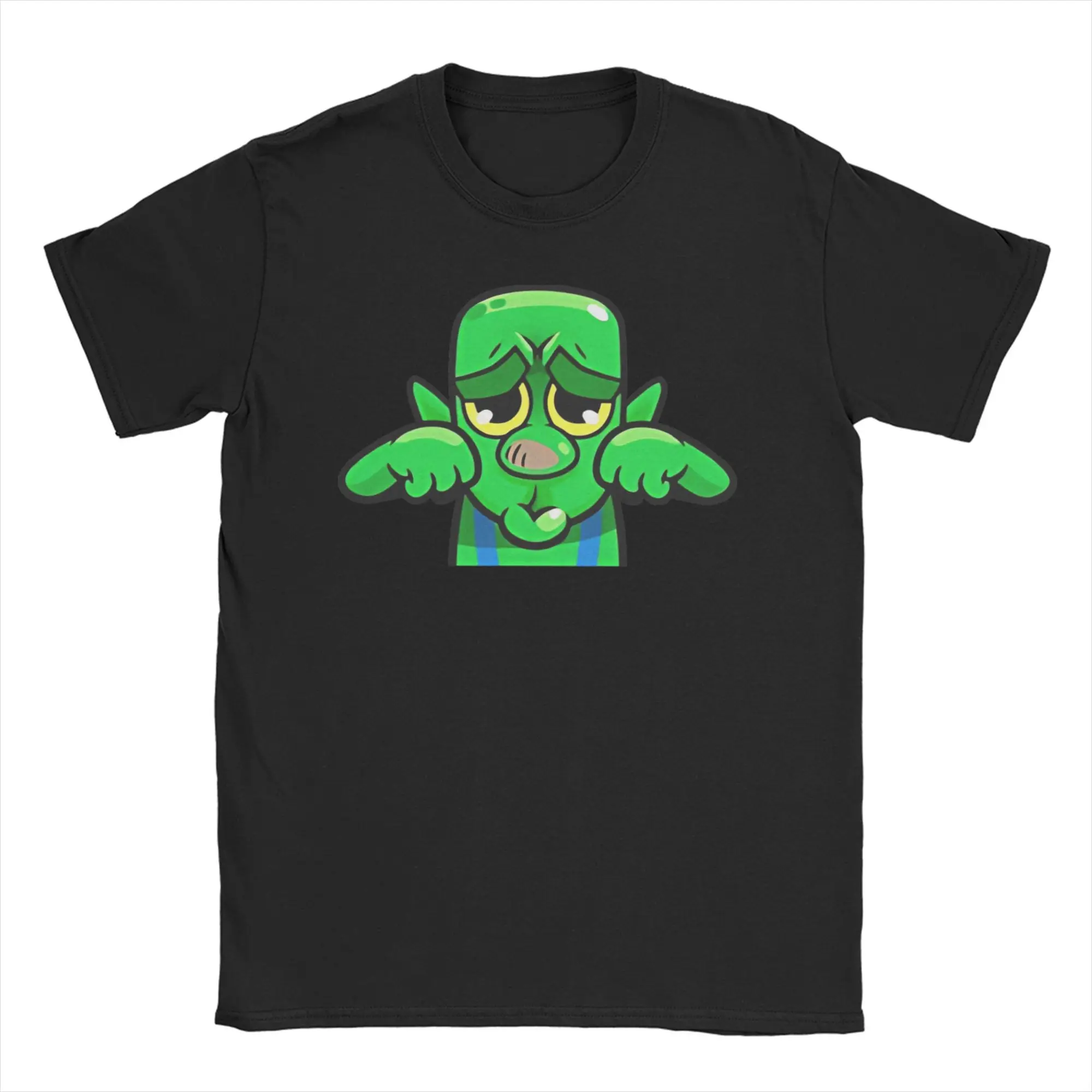 Goblin MiMiMi Emote Clashh Game Royaled T Shirt Men Women's Pure Cotton Novelty T-Shirts Crewneck  Tees Short Sleeve Clothing
