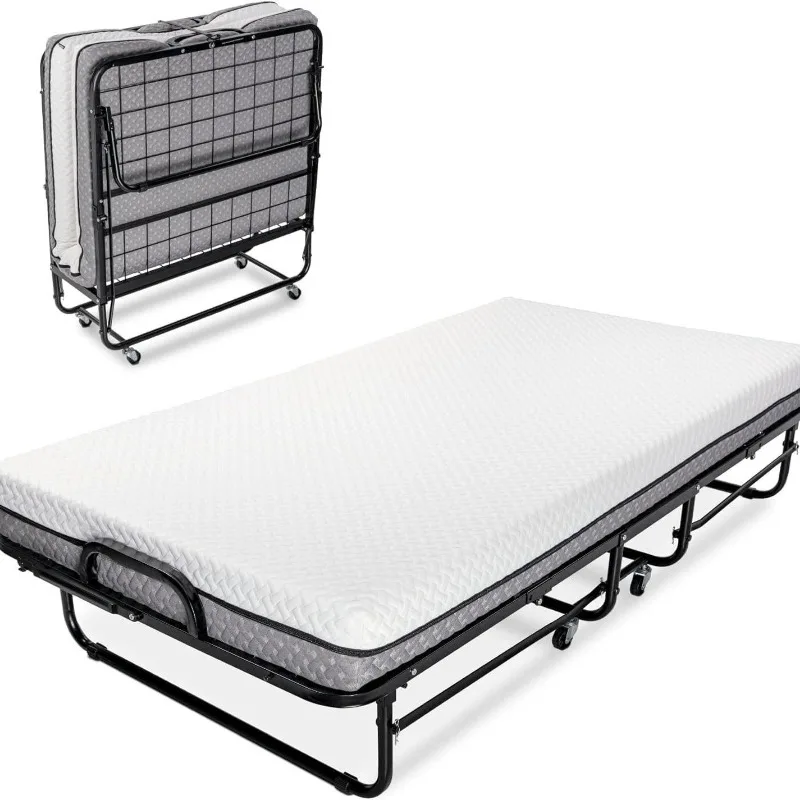 Cama plegable individual, cama supletoria de hotel, cama familiar para estudio