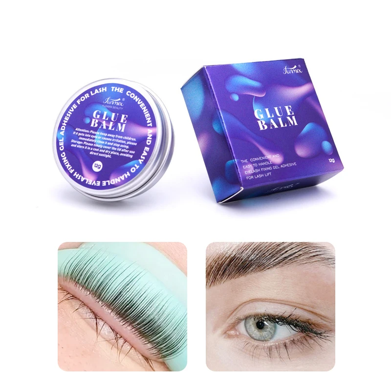 ieniaKa Sigur12g Fester Wimpernlift-Kleber, Fixierkleber, nicht reizend, duftender Augenbrauen-Festkleber, Hebe-Wimpern-Balsam-Bügelwerkzeug