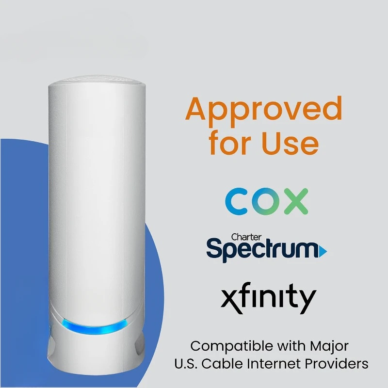 3.1 Multi-Gigabit Cable Modem | Approved for Comcast Xfinity, Cox, Spectrum & More | 2.5 Gbps Max Internet Speeds