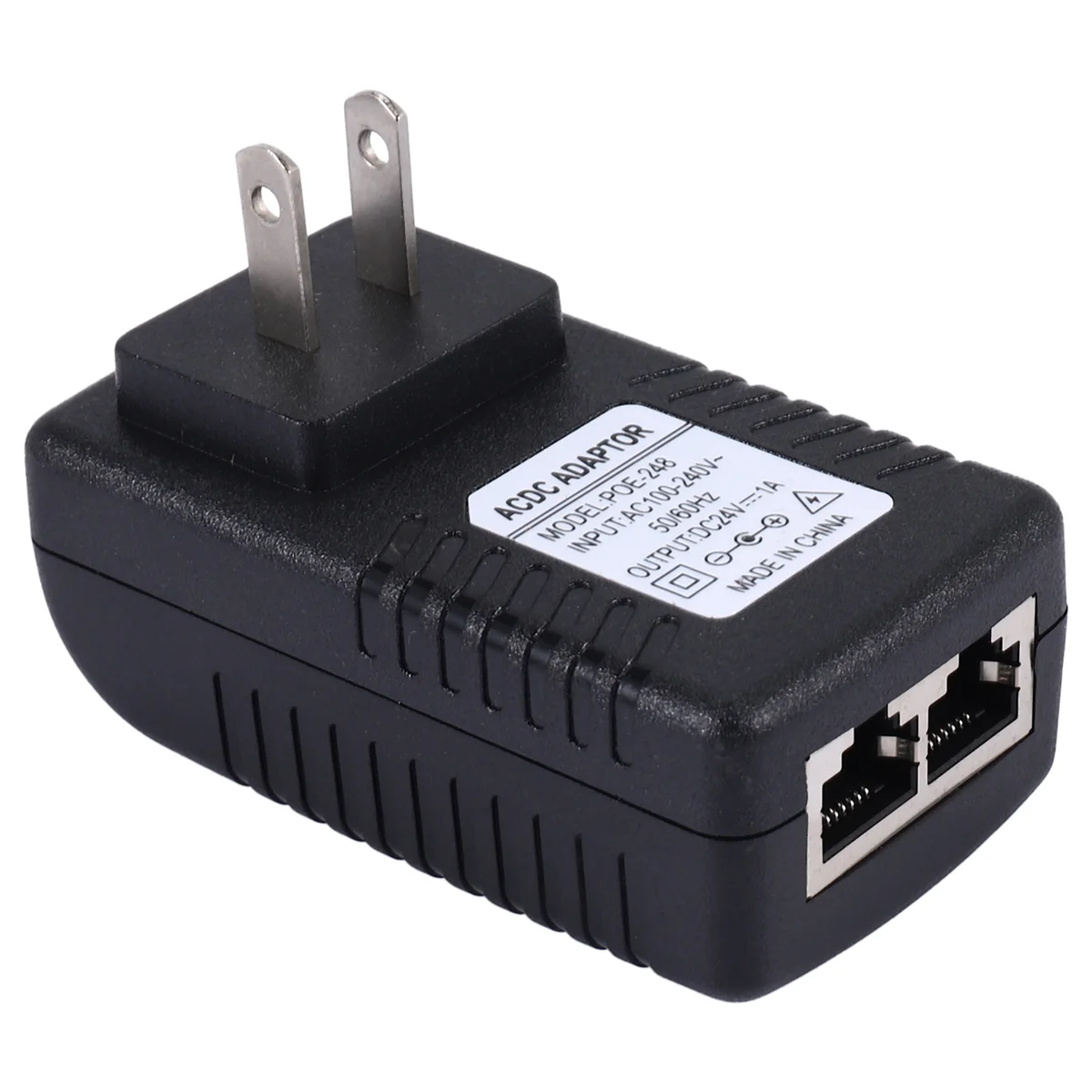 Power Supply Ethernet POE Injector Adapter for IP Phone Gateway IP Camera(24V/1A US Plug)