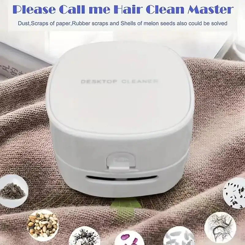 Cross border desktop mini charging cleaning machine, rubber chip keyboard cleaner, portable vacuum cleaner