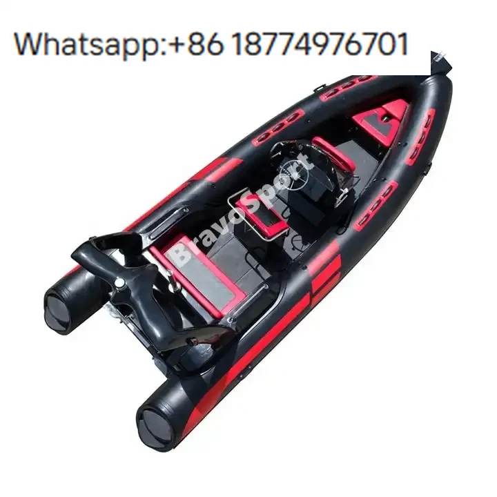 Best Selling Ce Certificate China 580cm Fiberglass Hull Rib Inflatable Boat for Fishing
