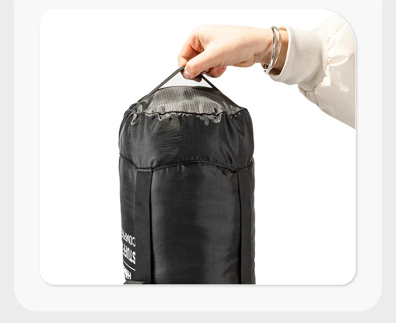 Outdoor Schlafsack Kompression Tasche Camping Reise Kleidung Lagerung Tasche Große Kapazität Tragbare Sachen Sack – Detail 8