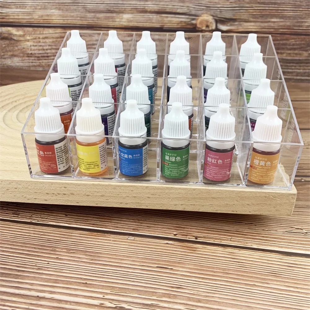 5ML/bottle Candle Dyes Pigment Liquid Colorant for DIY Candle Soap Coloring Dye Handmade Gypsum Crafts Resin Pigment 24Colors