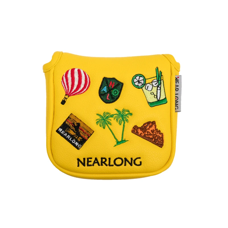 

Golf Mallet Blade Putter Cover Golf Headcover Pattern Magnetic Multi Style ColorClosure Golf Club Cover Golf Supplies