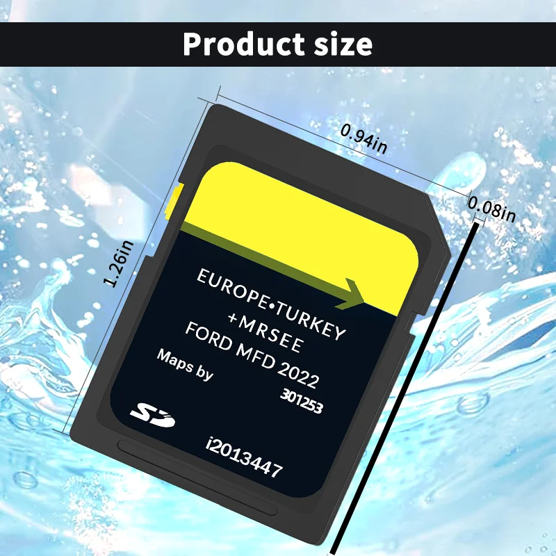 2022 GPS SD Card for Ford MFD SYNC 1 Navigation SD Card Satellite Nav Update Carnival Focus KUGA, TRANSIT Europe New Map