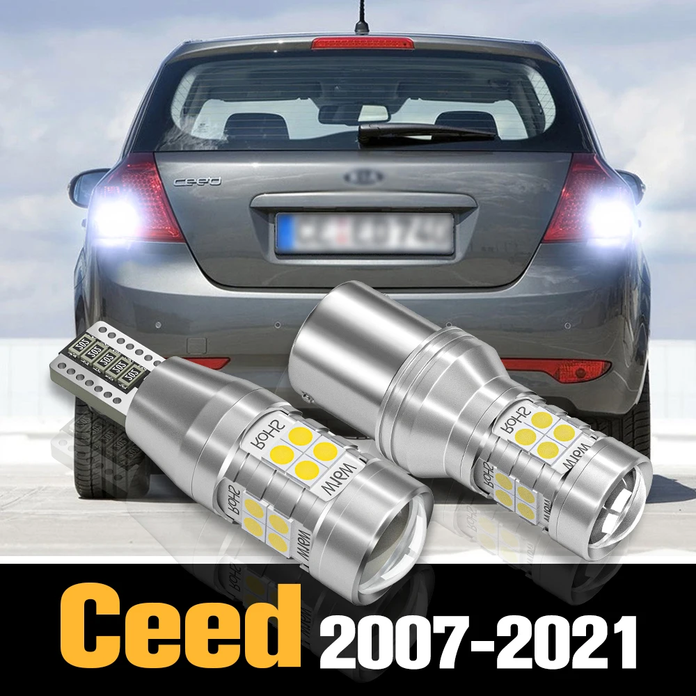 

2pcs Canbus LED Reverse Light Backup Lamp Accessories For Kia Ceed 2007-2021 2008 2009 2010 2011 2012 2013 2014 2015 2016 2017