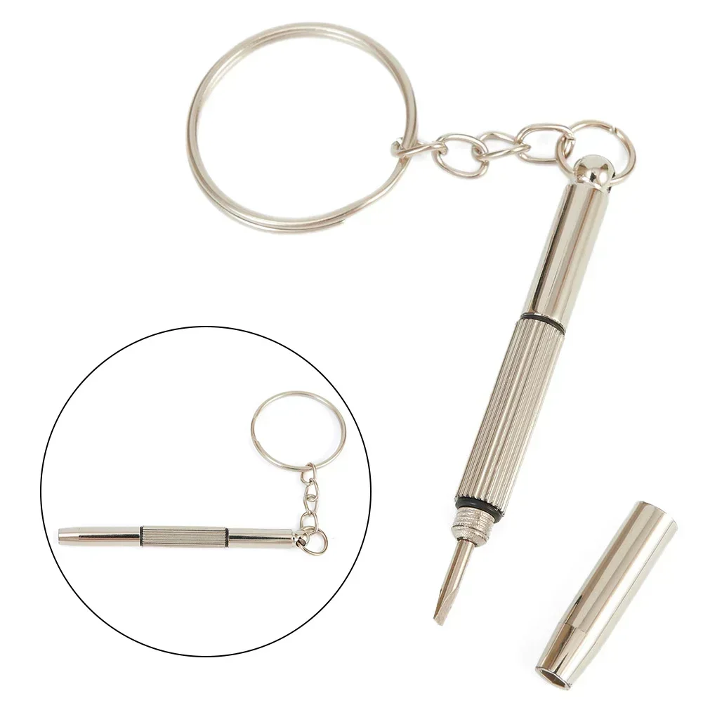 Mini 3in1 Screwdriver Multi-function Glasses Phone Watch Screw Repair Tool Spectacles Nut Kit Keyring Keychain Accessories