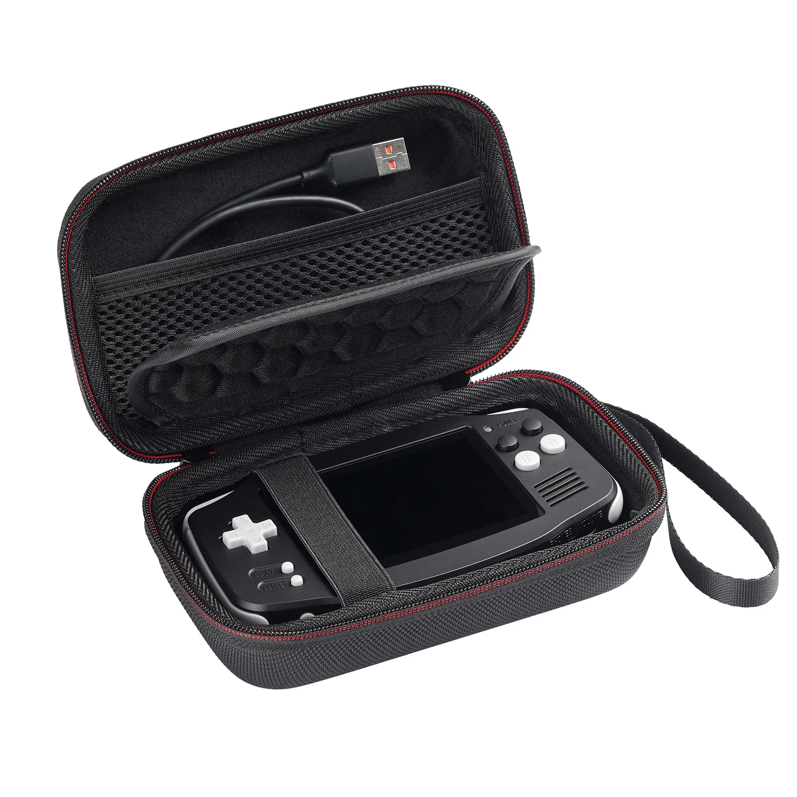 保護収納袋エレクトロニクスガジェットケーブルポーチゲームボーイカラー/ゲームボーイアドバンス/GBA/GBC/ANBERNIC RG34XX