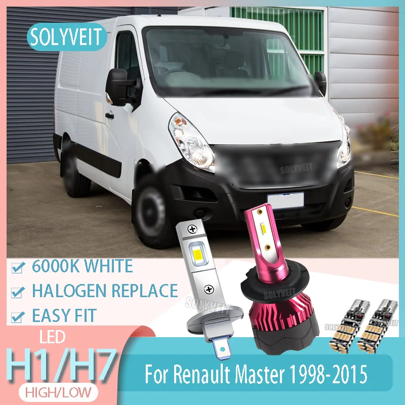

Energy Saving Shockproof Easy Fit H1 Main H7 Dipped Bulb FOR Renault Master 1998 1999 2000 2001 2002 2003 2004 2005 2006-2015