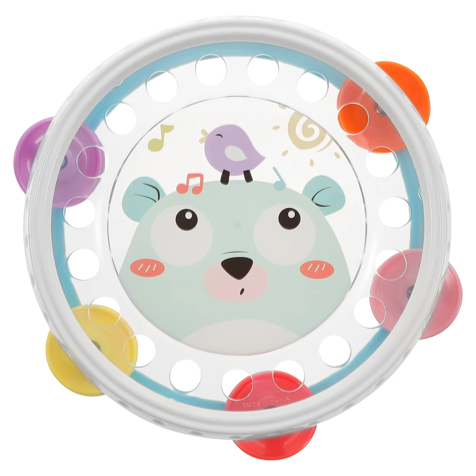 

Children Clapping Tambourine Percussion Musical Instrument Kids Tambourines for Adults Sky-blue