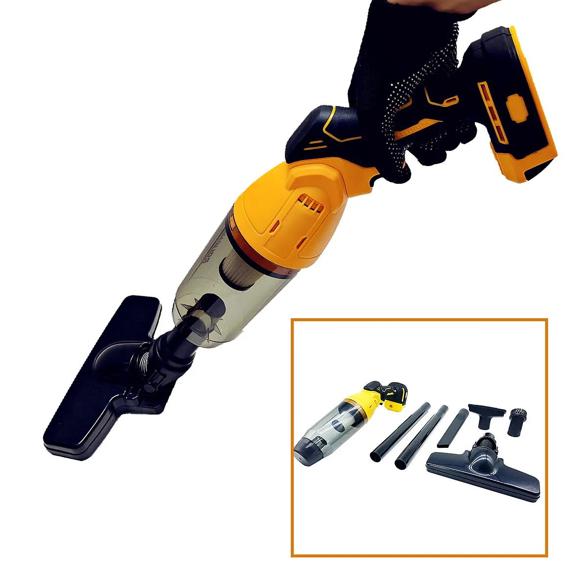 Cordless Vacuum Cleaner Brushless Handheld Vacuum Floor Carpet Pet Hair Car Electric Power Tools For DeWALT 20V 18V Battery