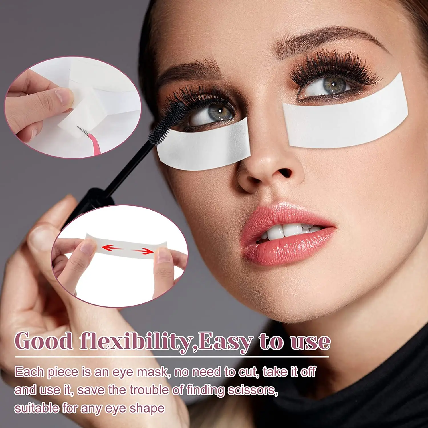 110PCS/roll Foam Eye Pads Eye Tapes for Grafting Lashes Eyelash Patches Under Eye Pads Stickers Lash Extension Supplies