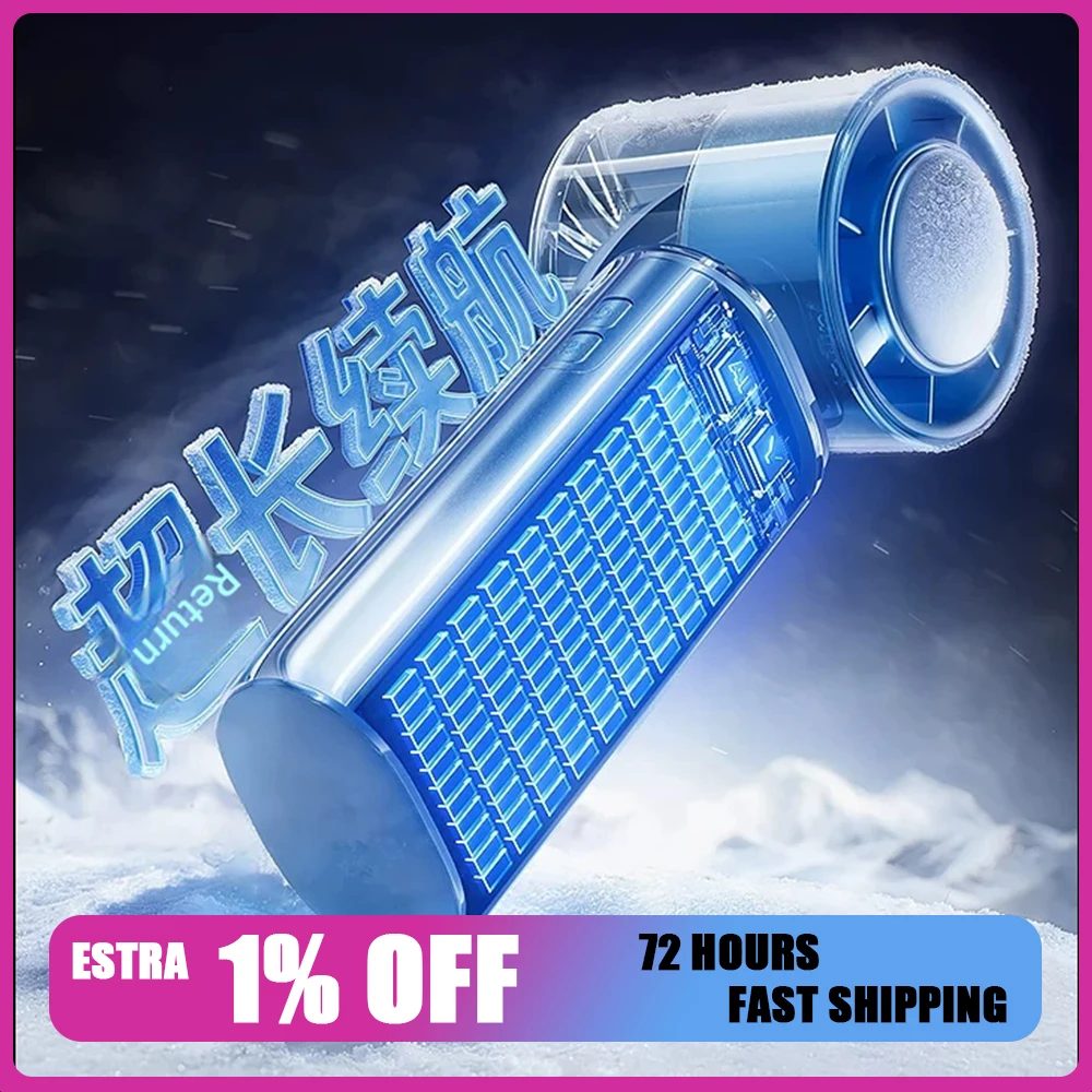 Joyroom JR-CY717 Handheld Small Fan Air Triple Pressurization Pneumatic Duct Handheld Fan Long Battery Life Of 10 Hours Gifts