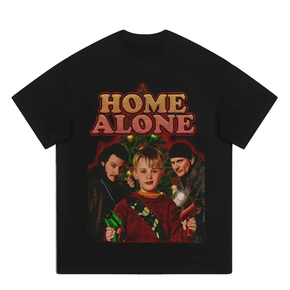 Summer New Hot Selling Home Alone Children's Short-Sleeved T-Shirt Boys And Girls Cotton Tops Kids daily Clothing Holiday Gifts