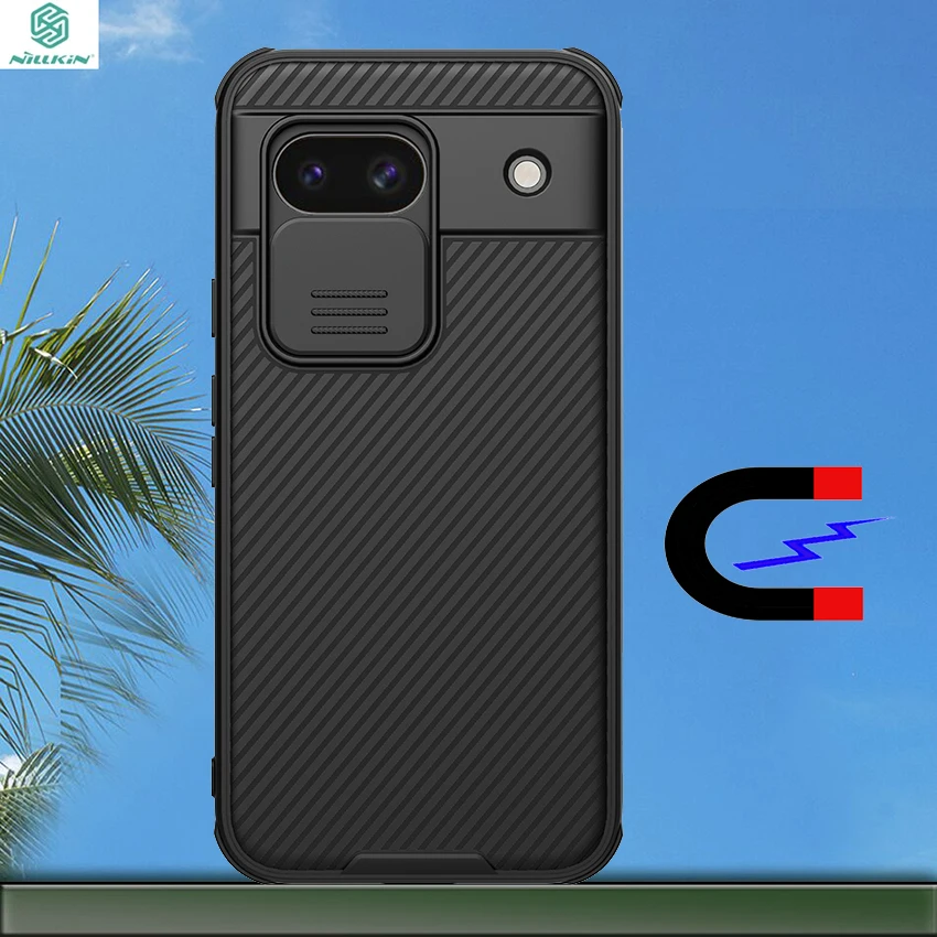 

для Google Pixel 8A, магнитный чехол NILLKIN CamShield Pro, защитный чехол для камеры, магнитный чехол для Google Pixel 8A